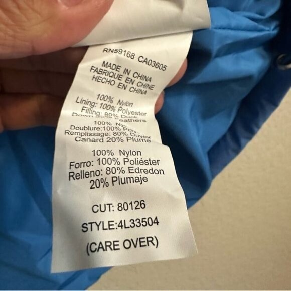 Karen Kane Caddie Baby Blue Puffer Vest Size XS - Picture 7 of 10